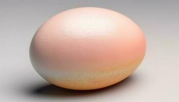 bollito uovo simboleggia nuovo vita nel cristianesimo, su bianca generato di ai foto