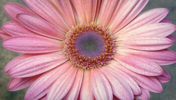 vivace gerbera margherita, un' singolo fiore nel un' formale giardino generato di ai foto