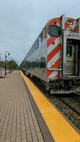 pubblico mezzi di trasporto scene nel Chicago Illinois foto