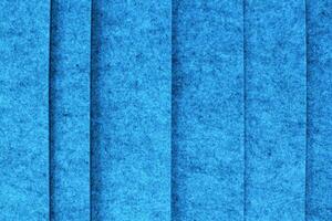 morbido blu strisce provato struttura Materiale sfondo. superficie di tessuto lana Materiale per fatto a mano creativo. scrapbooking, infeltrimento elemento. naturale ruvido tessile fibra modello foto