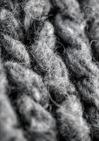 panno di lana grigio fatto a mano foto