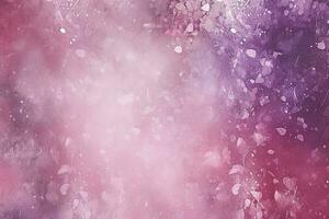 rosa sfondo con acquerello e astratto cosmico magenta mano disegnato multicolore struttura acqua colore dipinto illustrazione. grunge neon rosa e rosso acquerello sfondo. creare ai foto