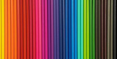 primo piano di sfondo di matite colorate foto