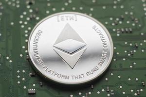 carta da parati ethereum di criptovaluta foto