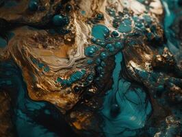 luminosa fluido marmo dipingere modello dinamico liquido forme sfondo creato con generativo ai tecnologia foto