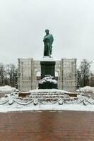 pushkin monumento - Mosca, Russia foto