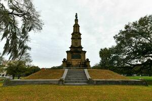 civile guerra monumento - savana, Georgia foto