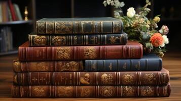 shakespeare 'S libri. ai generato foto