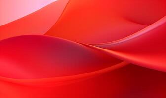 astratto rosso arancia liquido onda sfondo ai generato foto