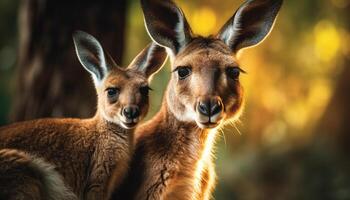 soffice alpaca guardare a telecamera nel prato generato di ai foto