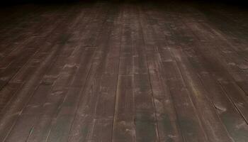 ruvido legno duro tavola pavimentazione crea un astratto fondale nel domestico camera generato di ai foto