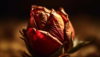 vivace tulipano fiorire vetrine bellezza nel natura delicato fragilità generato di ai foto