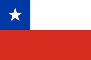 chile bandiera. il ufficiale colori e proporzioni siamo corretta. nazionale bandiera di chile. chile bandiera illustrazione. foto