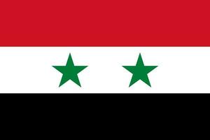 bandiera di siriano arabo repubblica. il ufficiale colori e proporzioni siamo corretta. nazionale bandiera di siriano arabo repubblica. siriano arabo repubblica bandiera illustrazione. foto