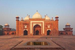 edifici al taj mahal ad agra, uttar pradesh, india foto