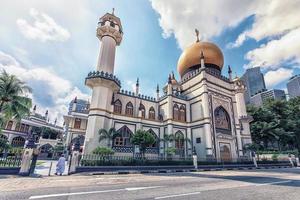città di singapore, singapore 2018- moschea del sultano a singapore
