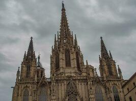 la città di Barcellona foto