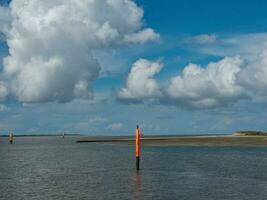 spiekeroog nel il Tedesco nord mare foto