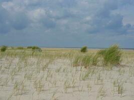 spiekeroog isola nel il nord mare foto