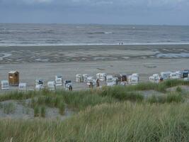 spiekeroog isola nel il nord mare foto