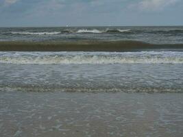 spiekeroog isola nel il nord mare foto