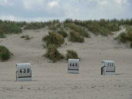 spiekeroog isola nel il nord mare foto