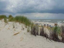 spiekeroog isola nel il nord mare foto