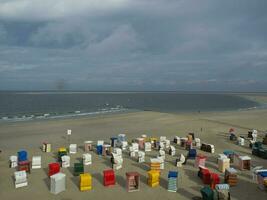 il spiaggia di borkum foto