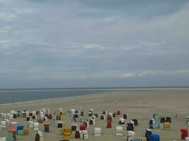 il spiaggia di borkum foto