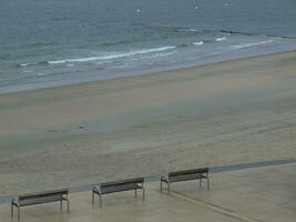 il spiaggia di borkum foto