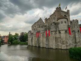 il città di gentiluomo nel Belgio foto