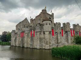 il città di gentiluomo nel Belgio foto