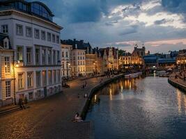 il città di gentiluomo nel Belgio foto