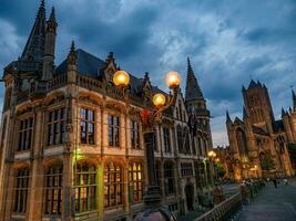 il città di gentiluomo nel Belgio foto