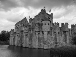 il città di gentiluomo nel Belgio foto