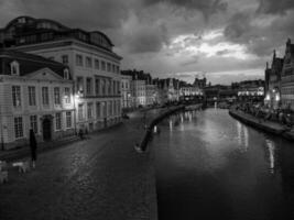 il città di gentiluomo nel Belgio foto