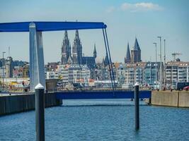 il città di oostende e il belga costa foto