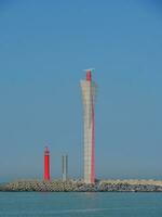 il città di oostende e il belga costa foto