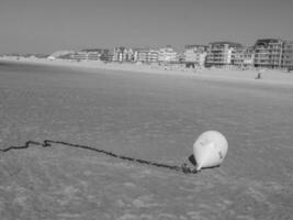 il spiaggia di de haan a il nord mare foto