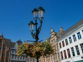 il città di Bruges nel Belgio foto