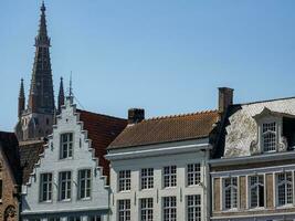 il città di Bruges nel Belgio foto