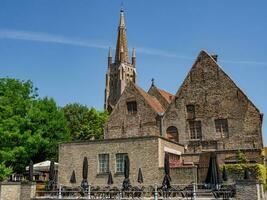 il città di Bruges nel Belgio foto