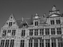 il città di Bruges nel Belgio foto