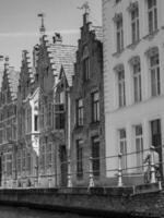 il città di Bruges nel Belgio foto