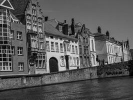 il città di Bruges nel Belgio foto