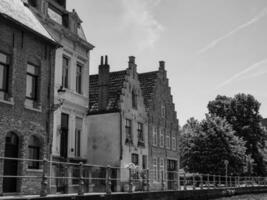 il città di Bruges nel Belgio foto