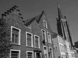 il città di Bruges nel Belgio foto