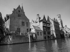 il città di Bruges nel Belgio foto