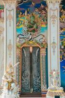 il architettura di wat pariwas,,bellissimo tempio nel bangkok o, tempio nel Tailandia. foto