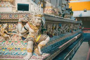 il architettura di wat pariwas,,bellissimo tempio nel bangkok o, tempio nel Tailandia. foto